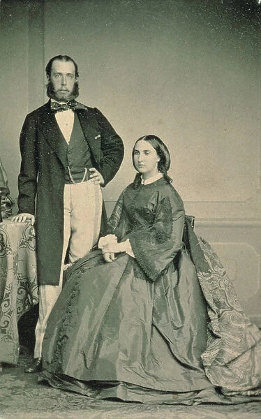Maximilian of Hapsburg-Lorraine (1832-67) and Charlotte Saxe-Coburg-Gotha (1840-1927)