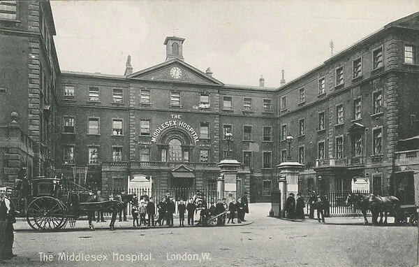 The Middlesex Hospital, London, 1910 (photo)