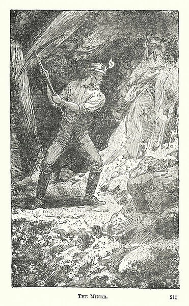 The miner (engraving)