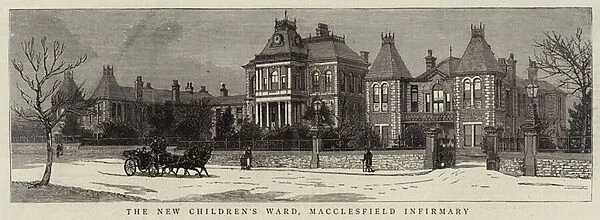 The New Childrens Ward, Macclesfield Infirmary (engraving)