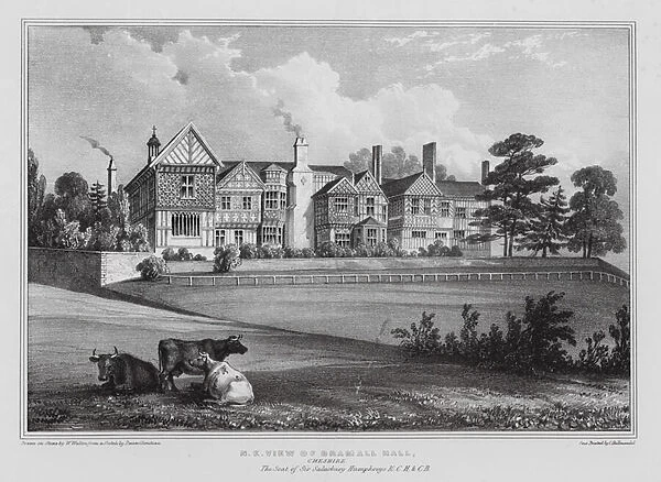 North East View of Bramall Hall (engraving)