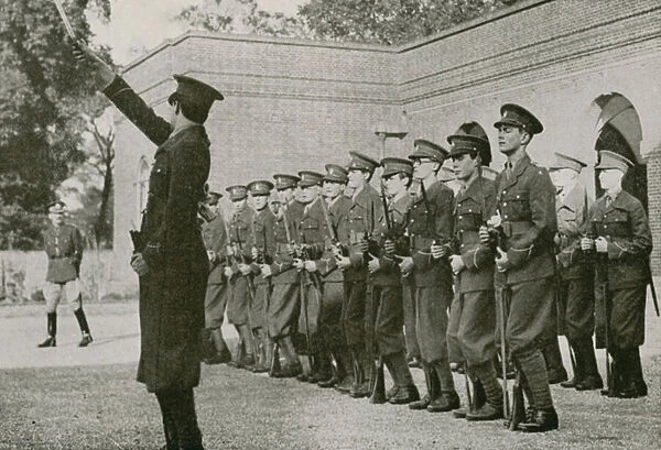The Officers Training Corps (b  /  w photo)