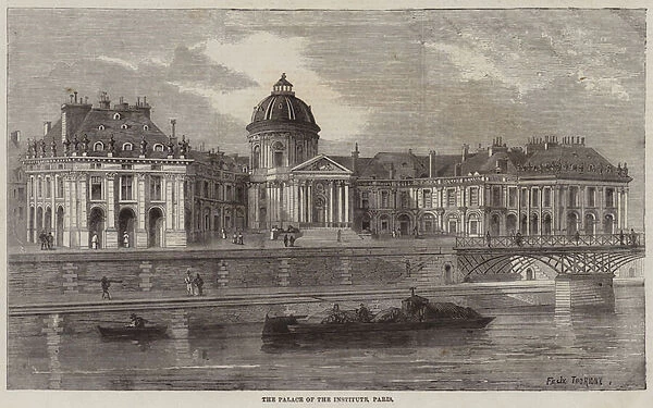 The Palace of the Institute, Paris (engraving)