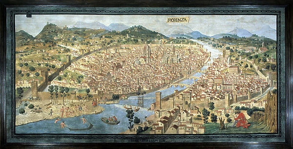 'Pianta della Catena'map of the city of Florence'