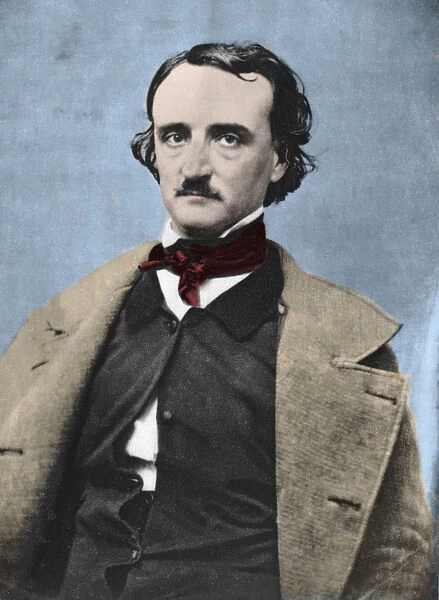 Portrait of Edgar Allan Poe (1809-1849), American writer
