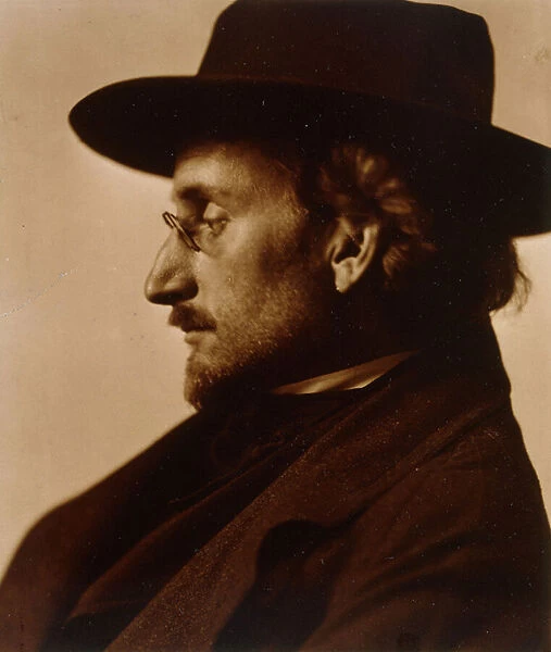 Portrait of Frederick Holland Day in Profile, c. 1900-1910 (toned gelatin silver print)