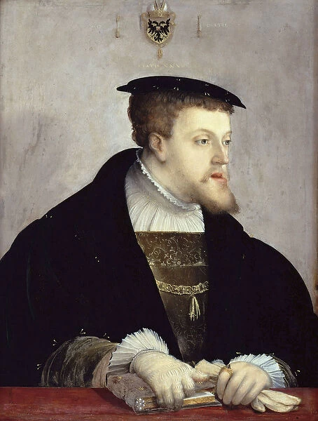 Portrait de l empereur Charles Quint ou V (1500-1558)'