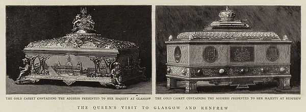 The Queens Visit to Glasgow and Renfrew (engraving)