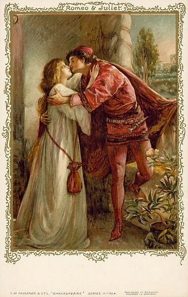 Romeo & Juliet (chromolitho)