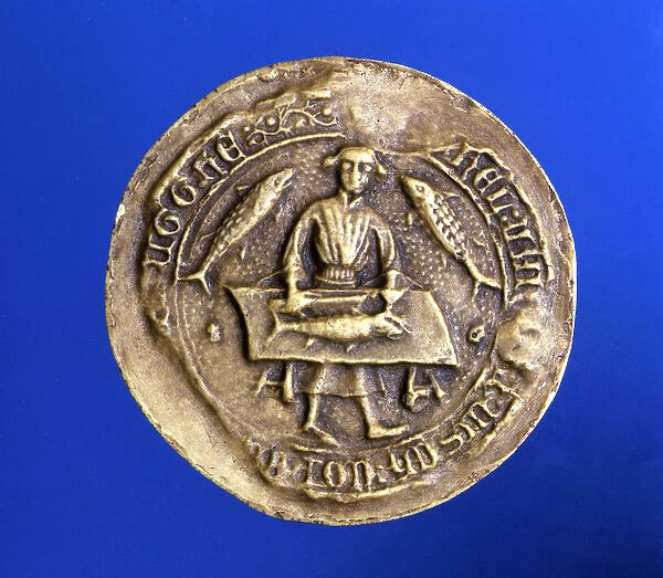 Seal of the Flanders Corporation. 15th century. Paris. National Archive