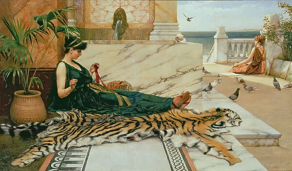 The Tiger Skin, c. 1895 (oil on canvas)