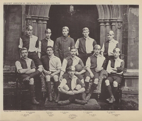 University Association XI, 1892-3 (b  /  w photo)