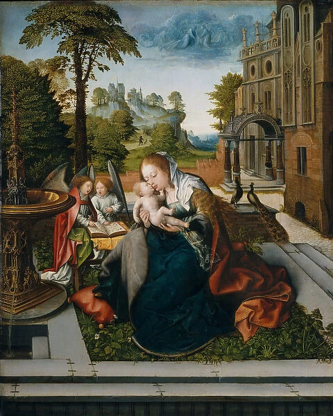 Virgin and Child with Angels, c. 1518 (oil on wood)
