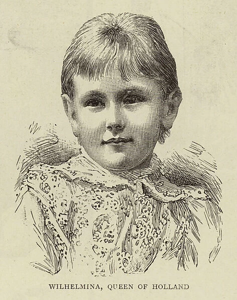 Wilhelmina, Queen of Holland (engraving)
