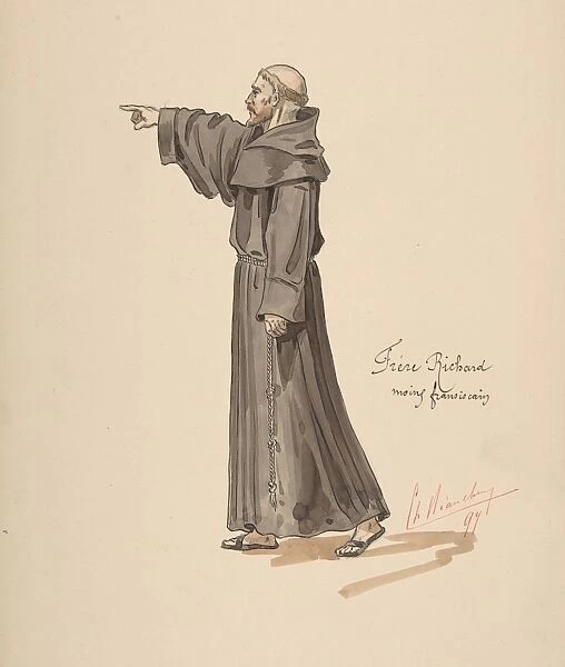 Brother Richard Franciscan Monk costume design