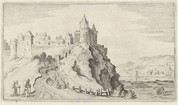 The fortified town on a hill, Gillis van Scheyndel (I), 1605 - 1653