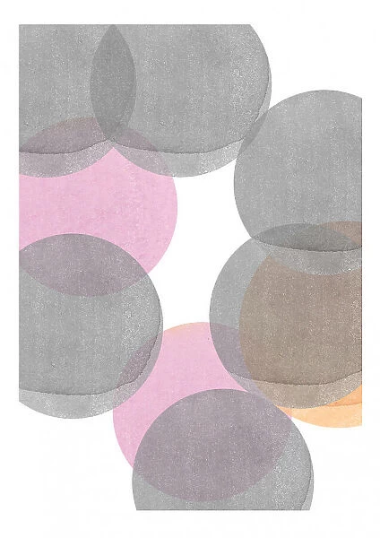 Gray Pink Circles Ii