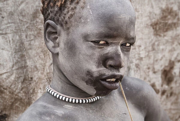 Mundari tribe boy - South Sudan