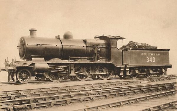 2. 6. 0. Mixed Traffic Engine No. B343, early 20th century. Creator: Unknown