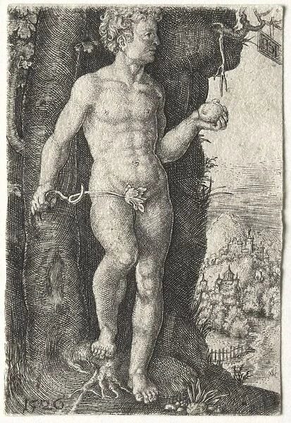 Adam, 1526. Creator: Jacob Binck (German, 1500-1569)