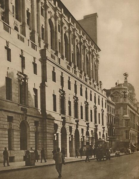 Buildings Representative of New London in Moorgate Street, c1935. Creator: Walter Benington