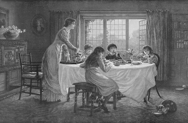 The Childrens Tea, c1890, (1911). Artist: Helen Paterson Allingham