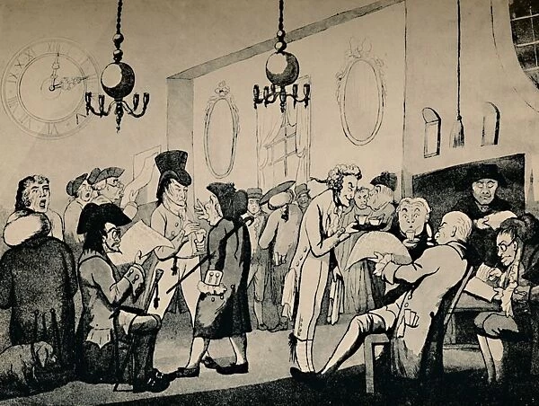The Coffee Room at Lloyds, 1798, (1928)