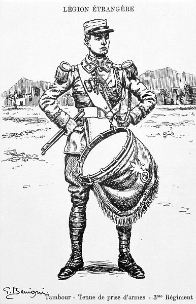 Drummer, 3rd regiment of the French Foreign Legion, 20th century