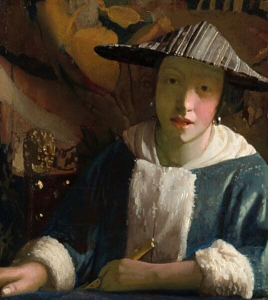 Girl with a Flute, probably 1665  /  1675. Creator: Jan Vermeer