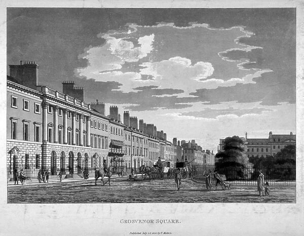 Grosvenor Square, Westminster, London, 1800
