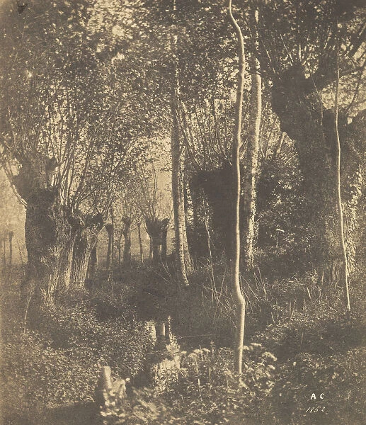 [Landscape, Arras], 1852. Creator: Adalbert Cuvelier