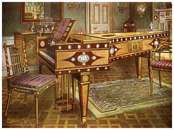 Late 18th century decorative furniture, 1911-1912. Artist: Edwin Foley
