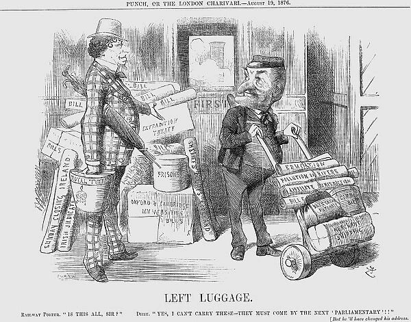 Left Luggage, 1876. Artist: Joseph Swain