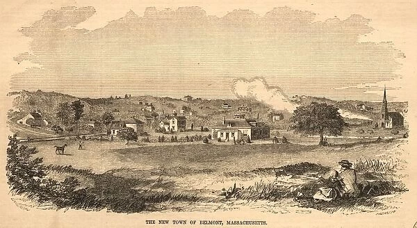 The New Town of Belmont, Massachusetts, 1859. Creator: Winslow Homer (American, 1836-1910)