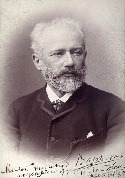 Peter Tchaikovsky, Russian composer, 1888