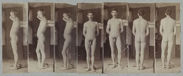 Photographs of a Standing Male Nude Model ( Joseph Smith ), c. 1883. Creator