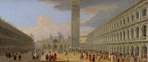 Piazza San Marco, Venice, ca. 1709. Creator: Luca Carlevarijs
