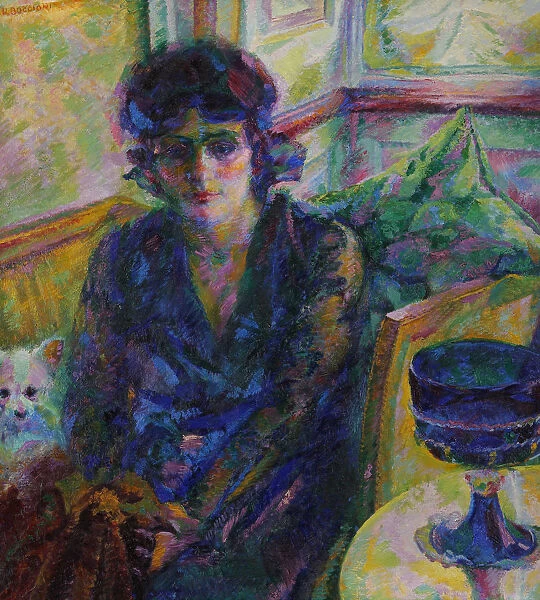 Portrait of Signora Cragnolini Fanna, 1916. Creator: Boccioni, Umberto (1882-1916)