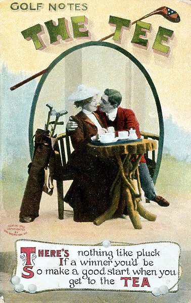 The Tee, postcard, c1905