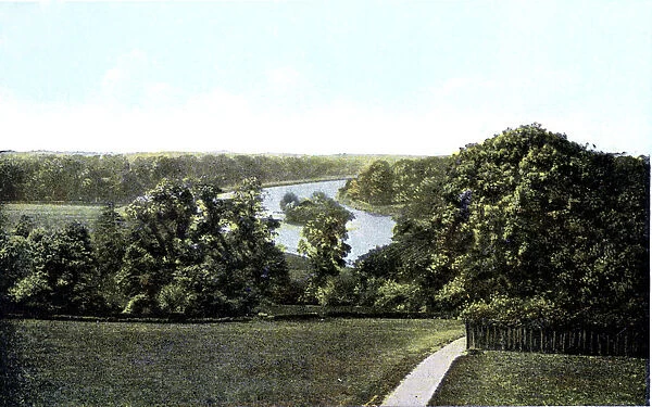 View of the Thames From Richmond Hill, London, 20th Century