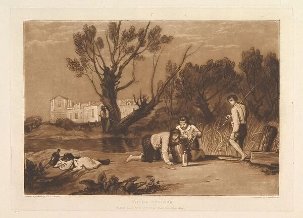Young Anglers (Liber Studiorum, part VII), June 1, 1811. Creator: JMW Turner