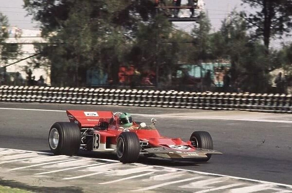 Reine Wisell, Lotus 72c Ford, Not Classified Mexican Grand Prix, Mexico City 25 Oct 1970 World LAT Photographic Ref: 70 MEX 89