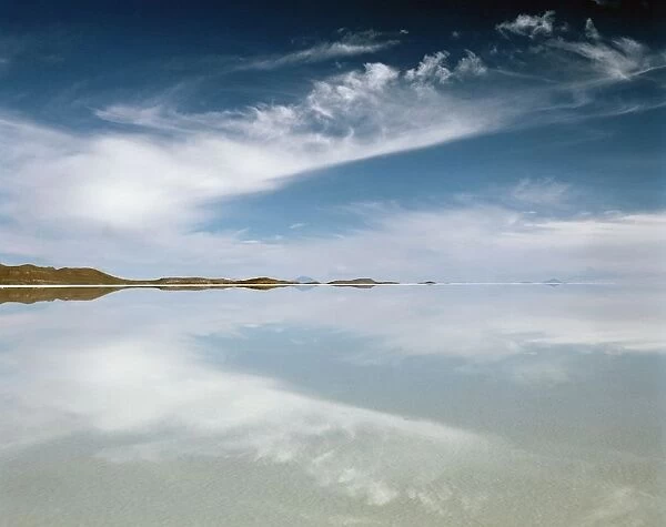 Reflection In Uyuni Salt Flat