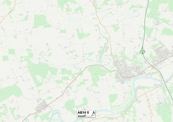 Aberdeen AB14 0 Map