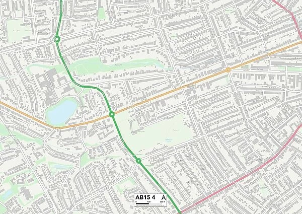 Aberdeen AB15 4 Map