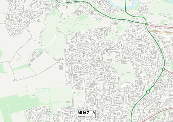 Aberdeen AB16 7 Map