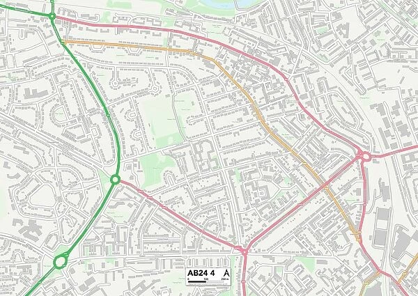 Aberdeen AB24 4 Map