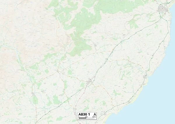 Aberdeenshire AB30 1 Map