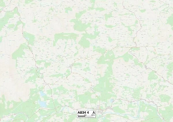 Aberdeenshire AB34 4 Map
