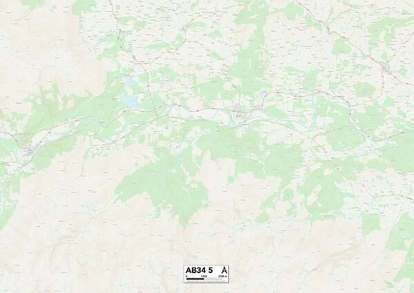 Aberdeenshire AB34 5 Map